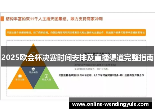 2025欧会杯决赛时间安排及直播渠道完整指南